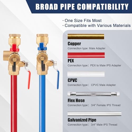 Tankless Water Heater Valve Kit, PRV 3/4"-1/2" NPT - Image 5