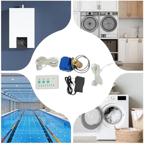 Water Leak Detector with Sensors and Valve, Automatic Water Leak Shut Off Valve System for Laundry, Kitchens, Bathrooms, Swimming Pools, Warehouses - Image 7