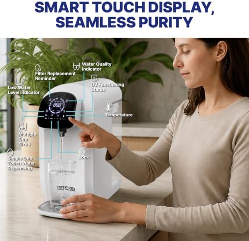 NU Aqua 8-Stage Countertop Reverse Osmosis System with UV & Hot Water - Image 2