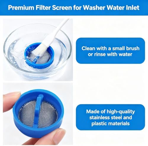 Washing Machine Inlet Filter Screen 20 Mm Mesh with Frame, 6pcs - Image 6