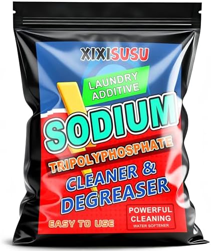 Sodium Tripolyphosphate (STPP), 16 oz - STPP Powder, Versatile for Household & Industrial Use, Cleaning Agent, Water Softener, Laundry Additive by Unknown