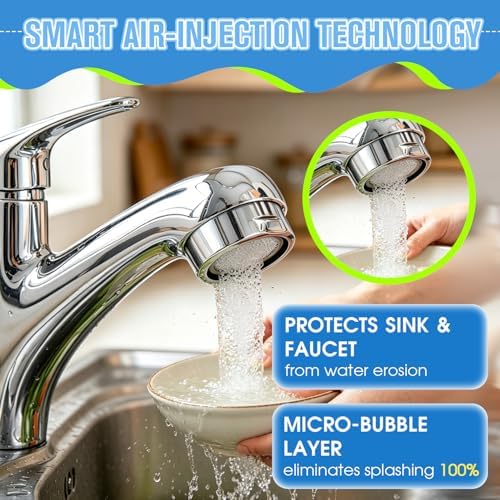 4Pcs Faucet Aerator Replacement, 7/8" 22mm Stainless Steel Rustproof High Flow Water Saving Sink Aerators M22 Male Thread, Universal Bathroom Kitchen Faucet Parts - Image 6
