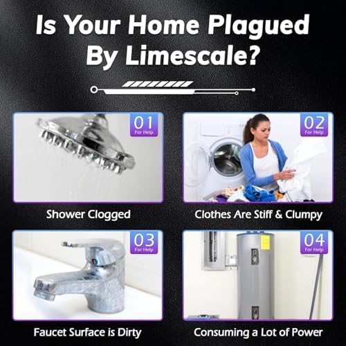 Salt Free Water Descaler, Water Heater Softener, Prevent Scale Buildup On Heaters, Faucet, Smart Toilet & Washer, Scale Inhibitor Inline System, 3-Year Durability, 1/2" Fitting - Image 5