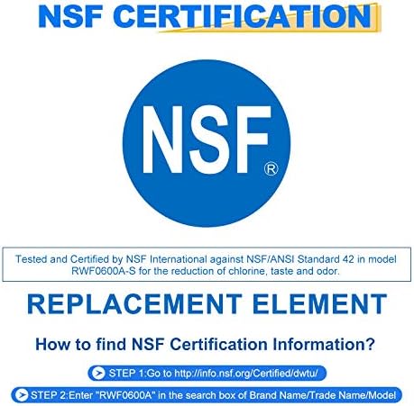 GOLDEN ICEPURE RWF0600A Refrigerator Water Filter Replacement for GE MWF, MWFP, GWF, HDX FMG-1, Kenmore 9991, GSE25GSHECSS, Refrigerator Water Filter 2PACK - Image 2