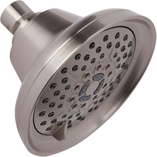 Aqua Elegante Massage Shower Head With Mist - 1.8 GPM - Brushed Nickel by AquaElegante