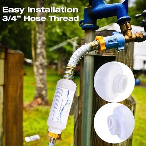 H&G lifestyles Garden Hose Filter for Hard Water,Calcium Inhibitor 2 Packs - Image 3