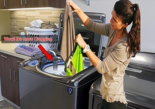 24 Premium Lint Traps with 24 Long Lasting Ties for Washing Machines By Scrub-It. Light Aluminum mesh Filter Won't Rust, Easy Installation,12 Pack (x2) - Image 4