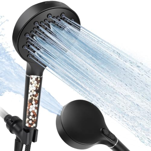 Filtered Shower Head with Handheld, High Pressure 7-Spd Showerhead by OURBAOFU