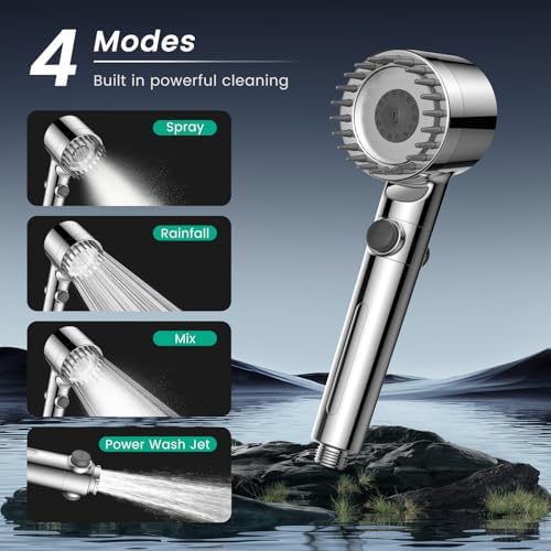 Filtered Shower Head with Handheld 2PCS Filters ShowerHead - Image 6