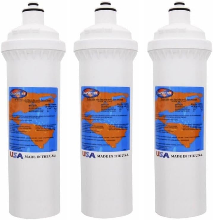 IPW Omnipure ELF Carbon Block Cartridge, 3 Pack, 10M-P by Isopure_WaterIPWINDUSTRIES