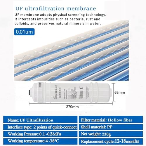 4-Stage Replacement Filter Cartridge Set Ultrafiltration Water Dispenser - Image 5