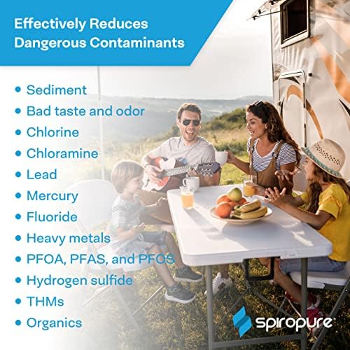 SpiroPure SP-RV100-2PK RV Water Filter 2-Pack Multi-Stage Marine Inline - Image 3