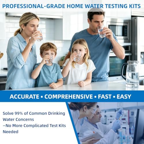 25 in 1 Home Drinking Water Test Kit, 165 Strips + 2 Bacteria Tests - Image 3