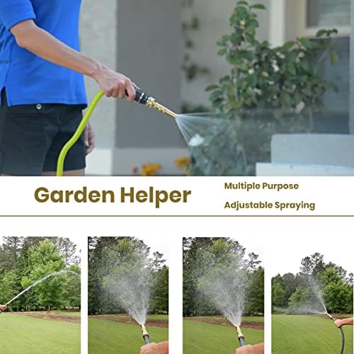 Ustope Garden Hose Nozzle, High Pressure Water Hose Nozzle Sprayer Head,fits 3/4” Garden Hose Thread,for Lawn & Garden,Washing Cars,Watering Garden,Cleaning,Showering Dogs&Pets（Brass）, AD-05 - Image 6