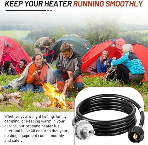 F273699 Propane Fuel Filter w/10ft Hose for Mr. Heater Buddy Series - Image 7
