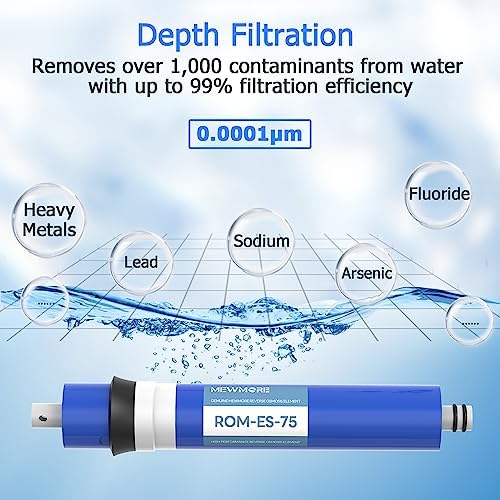 5-Stage 75 GPD Reverse Osmosis Replacement Filter Set, 1-Year Kit - Image 6