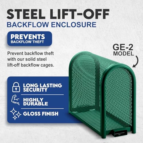 Premium Backflow Preventer Security Cage with Locks and Anchors, Medium - Image 3