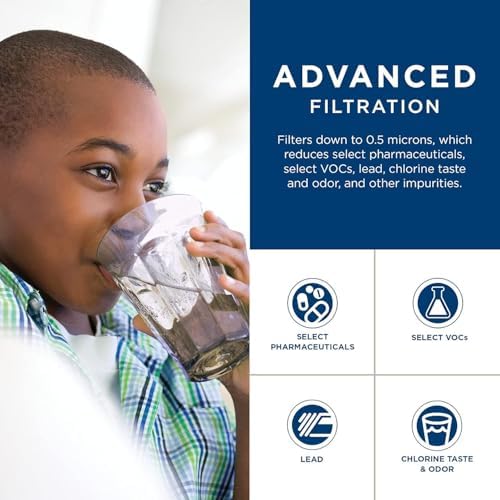 GE Icemaker & Refrigerator System, Exterior Connection, Ice for Beverages, Reduce Chlorine Taste & Odor for Better Water, Replace Every 6 Months, GXRLQK - Image 3