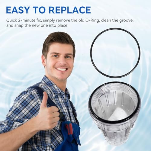 AO-WH-LG-OR O-Ring Replacement for AO Smith Whole House Water Filter 5.48 Inch 14 Cm Diameter Fits Most Housings Made for 4.5 Inch Filters, Fix Leaks & Improve Seal, 3 Pack - Image 7