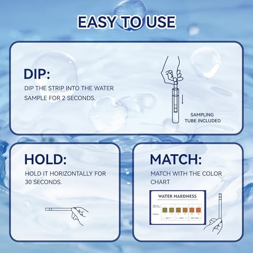 Water Hardness Test Strips Kit for Home Drinking Water and Pool Spa 200CT - Image 4