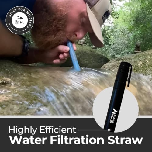 Sierra Madre Water Filter Straw, 264 Gallons Capacity, Lightweight, Pack 5 - Image 2
