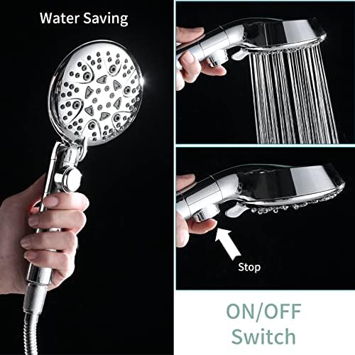 Handheld Shower Head with 79inch Extra Long Hose,ON OFF Switch. - Image 3
