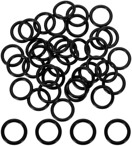 uxcell 100Pcs AS-012 NBR 70A O-Rings 3/8"ID x 1/16"CS/0.364"ID x 0.07"CS by uxcell