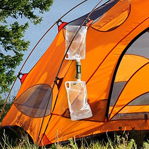 Miniwell Ultralight Gravity Water Filter Straw - Versatile Hiker Kit with Reservoir and Bottles. Emergency Hurricane Storm Supplies - Image 3