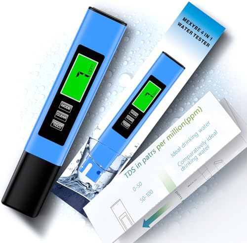 2026 All-New 4 in 1 Tds Meter Digital Water Tester for Drinking Water by MEXYBE