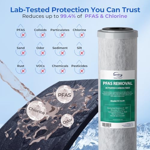iSpring CKC1C-PF PFAS/PFOA/PFOS Removal Water Filter for Faucet, 10000 Gal - Image 2