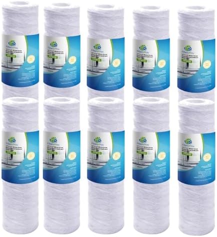 CFS 5 Micron String Wound Sediment Filters for Campbell 1SS, PPW10, 10 Pack by CompleteFiltrationServices