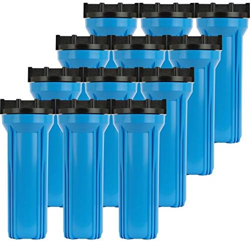 SpiroPure SP-FH-BL14 10x2.5 Water Filter Housing 10 x 2.5 1/4" NPT, 12 Pack by SpiroPure