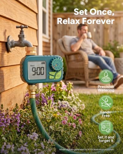 Newentor Brass Sprinkler Timer for Garden Water Hose - Image 2