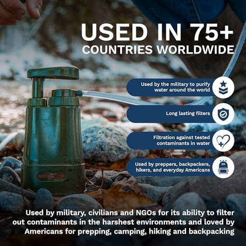 Survivor Filter PRO Portable Water Filter for Camping, Survival & Emergency - Image 4