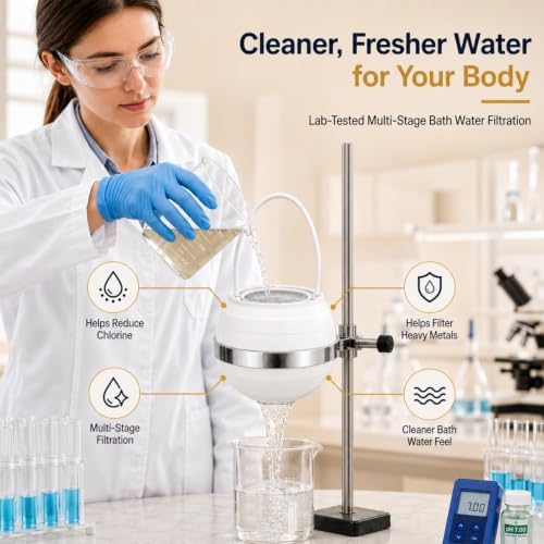Bath Filter for Tub Faucet, 10-Stage Bath Water Filter, BPA-Free - Image 6