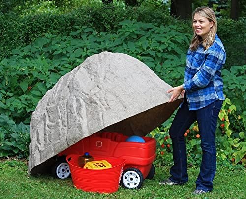 EMSCO Group 2372-1 Natural Sandstone Appearance – Extra Large Lightweight – Easy to Install Fake Rock Landscape Boulder - Image 2