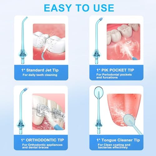 Replacement Tip Compatible COSLUS C20, E40, C31, C50 and C51 Water Flosser - Image 4