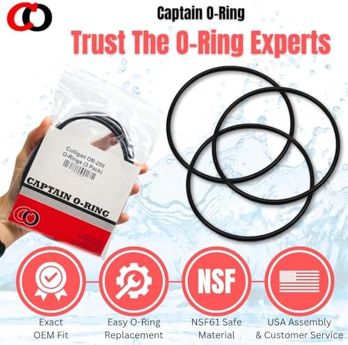 Captain O-Ring - OR-250 Filter O-Ring (3 Pack) (Replacement for Culligan WH-HD200-C, 3M 3WH-HD-S01, Dupont WFAO100, 3M AP801B/T, AP802B/T, Hydronix HF45, etc) - Image 6