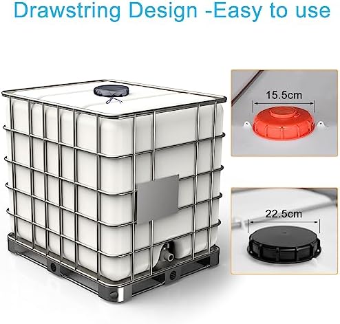 IBC Mesh Cover For 275 Gallon IBC Tote Cover 9.8 Inch 4 Pcs - Image 5