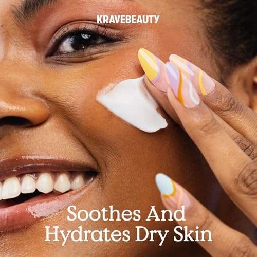 KraveBeauty Oat So Simple Water Cream for Dry, Sensitive Skin, 80 mL - Image 4
