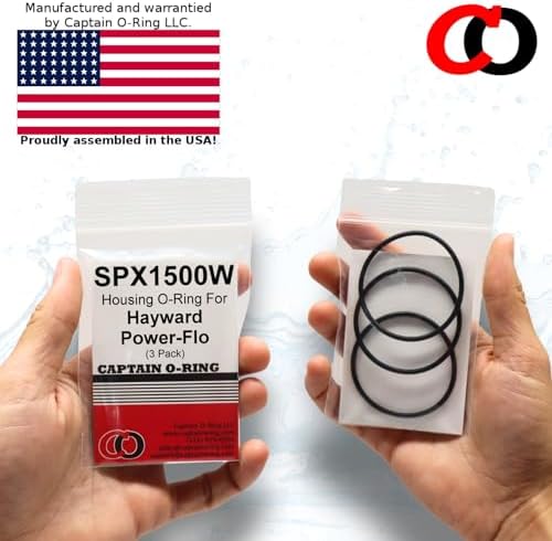 Captain O-Ring – Replacement SPX1500W Strainer Housing O-Rings for Hayward Power-Flo Filter Pump SP1500 SP1580 SP1705 SP1780 etc (3 Pack) - Image 7