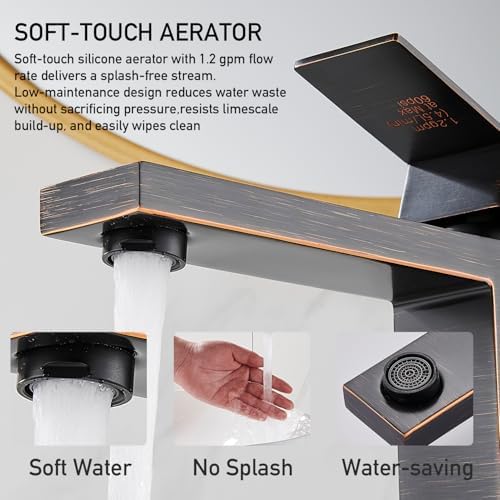 AVSIILE Vessel Sink Faucet, Oil Rubbed Bronze 1 Hole Single Handle Faucets - Image 5