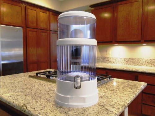 ZENWATER 6-Gallon Countertop Gravity Water Filter System - Portable Alkaline Filtration System - Enjoy Clean and Mineral-Rich Hydration At Home, Office, or Travel - Image 2