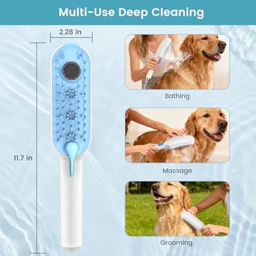 Dog Shower Attachment, Handheld Sprayer for Indoor & Outdoor Pet Bathing - Image 7
