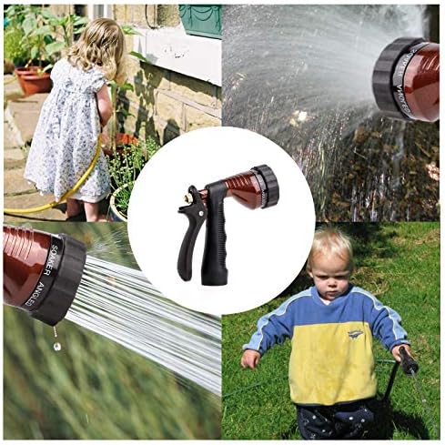 GREEN MOUNT Water Hose Nozzle Spray Nozzle, Metal Garden Hose Nozzle with Adjustable Spray Patterns, Perfect for Watering Plants, Washing Cars - Image 4