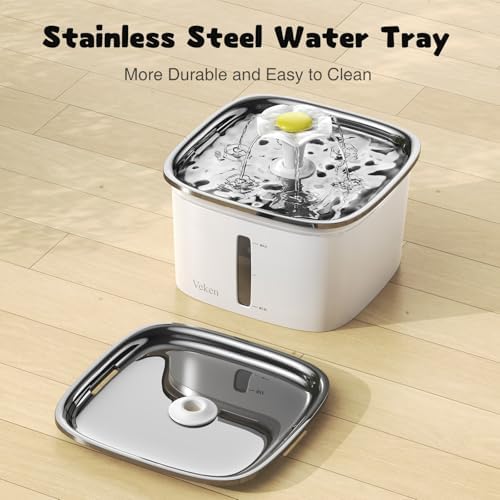 Veken Innovation Award Winner 95oz/2.8L Cat Water Fountain, C1 Classic - Image 3