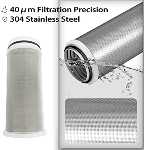 Hard Water Shower Filters, Showerhead Filters for Filtering Sediment and Other Impurities, High Output Household Tap Water Purifiers for Kitchen/Washing Machine/Bathrooms, Shower Water Filter Softener - Image 3