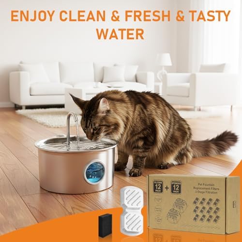 12 Pack Cat Water Fountain Filters Replacement - Image 7