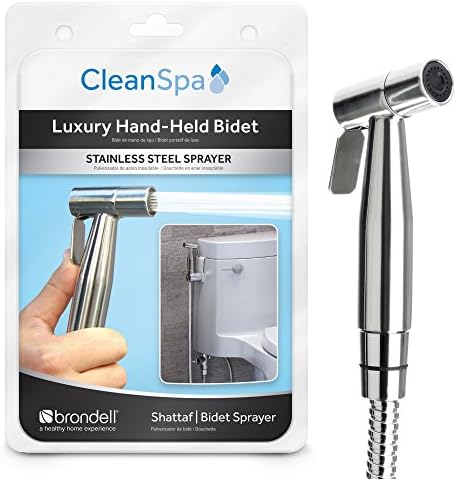 Brondell CSL-40 CleanSpa Luxury Hand Held Bidet Shattaf Sprayer, Silver by Brondell
