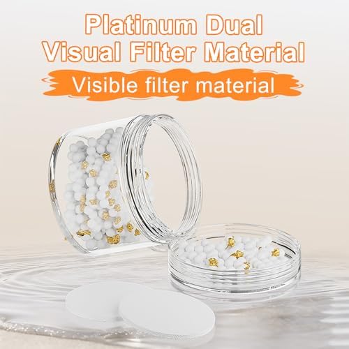 6 Pcs Faucet Water Filter Replacement Cartridges - Water Softener Filters Beads for Hard Water - Remove Chlorine - Improve Water Conditions - Filter Cartridge for SUPAFA Pull Down Faucet Head - Image 2